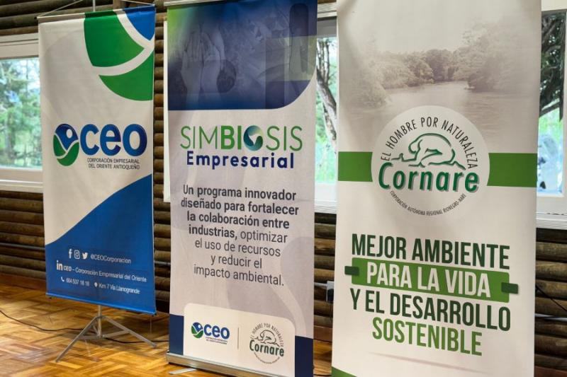 Cornare y la CEO presentan Simbiosis Empresarial, una apuesta por la sostenibilidad y la economía circular en el Oriente antioqueñ